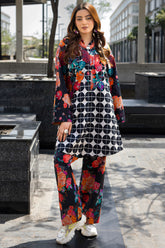 2-PC Printed Cotton Suit CPM-5-09Z